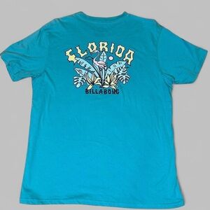 Billabong Teal Premium Surf Tee XL